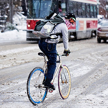 Vinter cykling